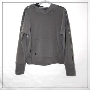 Under Armour Hoodie Women S Gray Training Workout Athletic Pullover Athleisure