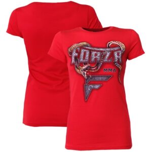 Forza Sports Women's "Slither" MMA T-Shirt - Red