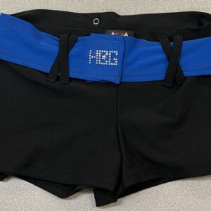 Hardcore Gear Dry Flex Womens MMA Shorts Small Black HGC Hook & Loop Close