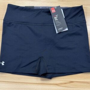 Under Armour Heat Gear Team Shorty Shorts L Black 3" Inseam Compression Athletic