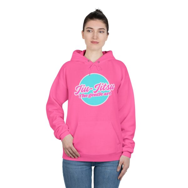 Pink Jiu-Jitsu Hoodie, Martial Arts Women Sweatshirt, BJJ Gift Idea, Combat