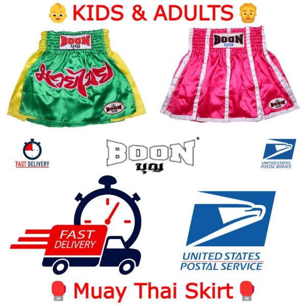 Boon Muay Thai Skirt Women Grappling MMA UFC Sports Training Martial Arts Gear