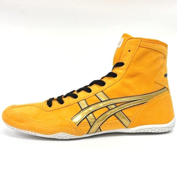 ASICS Wrestling Shoes 1083A001 EX-EO Yellow/Gold(Black) (TWR900 Successor)