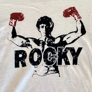 Rocky T Shirt Boxing Classic Movies Womens Medium VTG Long Sleeved T Shirt 2010
