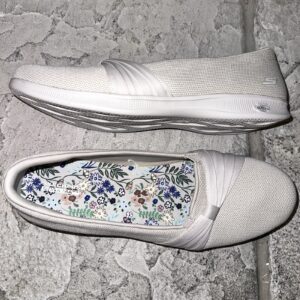 New Skechers Go Step Lite Sweet Thing Slip-In Flats Goga Mat Shoes 12 Women