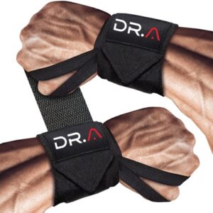 Doctor-Developed Gym Wrist Wraps Weight Lifting for Weightlifting w/ Thumb Loops