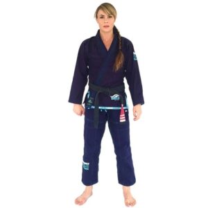 Fuji Suparaito Super Lightweight Womens Brazilian Jiu-Jitsu BJJ Gi - Navy Blue