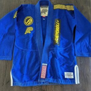 New Albino & Preto Shoyoroll Blue Batch #6 BJJ Gi Uniform 450 GSM Jiu Jitsu Suit