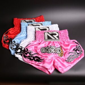 Shorts Kickboxing Supplies Fitness Muay Thai Polyester Printing Sports