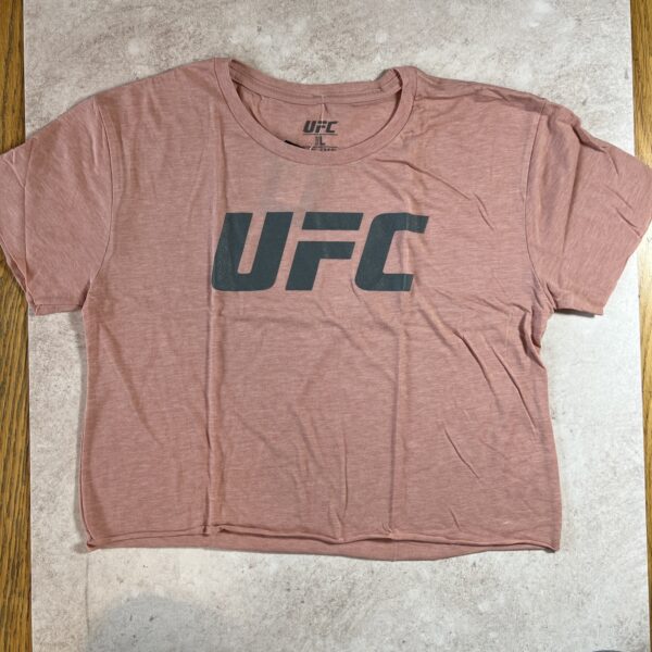 UFC Women’s Lg Crop Top MMA Pink