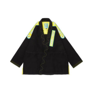 Albino Preto A&P Sponge bob Adult 2 Black Bjj Gi 450 GSM Jiu Jitsu Kimono Suit