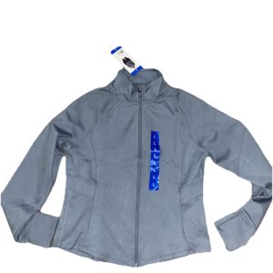 NWT Women's Fog Grey JOCKEY Stretch Workout Active Jacket Size Small