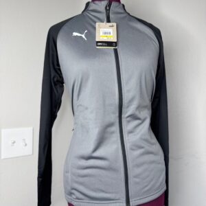 PUMA Women’s DryCELL Gray 1/4 Zip Training Jacket Size M Athletic