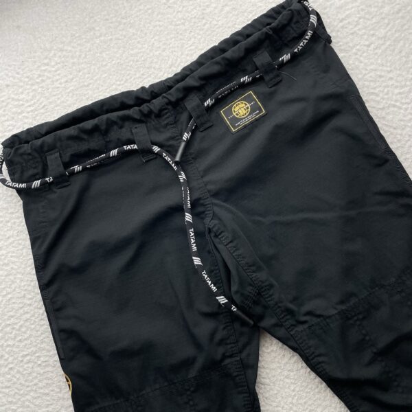 Tatami GI Pants Womens F3L Long Black Jiu Jitsu Gold Label 280 GSM Ripstop IBJJF