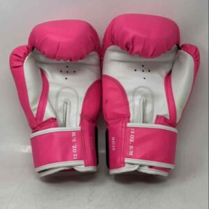 Ringside Womens Pink White Sporting Boxing Glove Pair Size S/M 12 Oz
