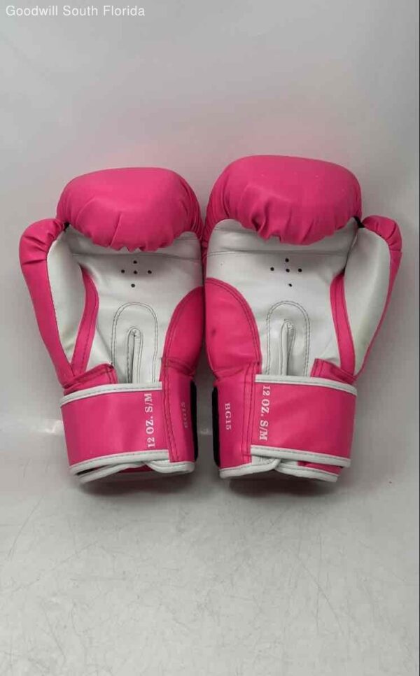 Ringside Womens Pink White Sporting Boxing Glove Pair Size S/M 12 Oz