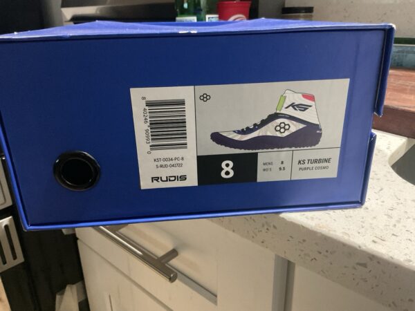 Rudis KS Turbine Adult Wrestling Shoes, Purple Cosmo, Size 8 M, 9.5 W, Brand New