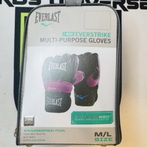 Everlast Women's Everstrike Training Gloves Black/Pink (M/L) NEW
