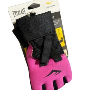 Everlast Hand Gloves Women's Elite Evergel Pink/Black Size Large Nylon