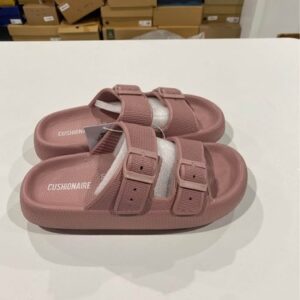 CUSHIONAIRE Women's Fame recovery cloud slide sandals sandals +Comfort Blush 7
