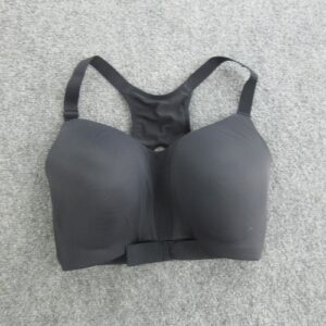 Nike Sports Bra Womens 34DD Black Dri-FIT High Support Front Closure Racerback
