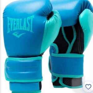 Everlast Powerlock2 +WSD Boxing Sparring Gloves - Women - 12oz - Teal Blue -