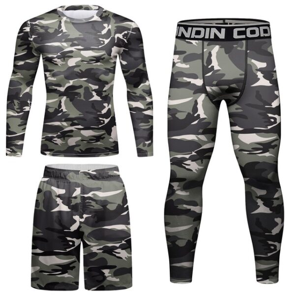 Camo Style MMA Rashguard For Brazilian Jiu-Jitsu MMA BJJ Rash Guard For No Gi