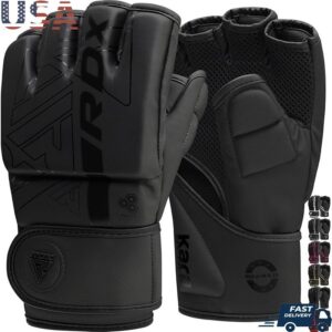 Ultimate MMA Training Gloves W/ Multi-layered Padding & Hook-and-Loop Strap New