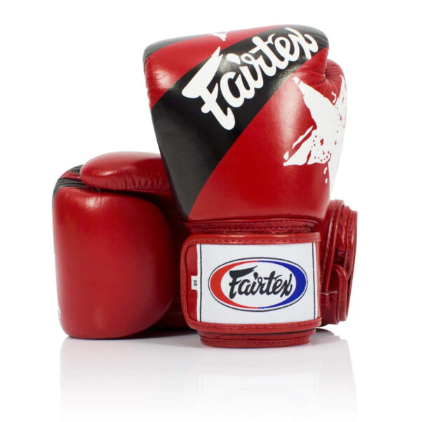 Fairtex BGV1 Muay Thai Boxing Glove Stars Red (16oz)