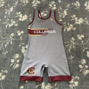 Rare Woman’s Idaho Columbia Wrestling Team singlet Medium Nearfall