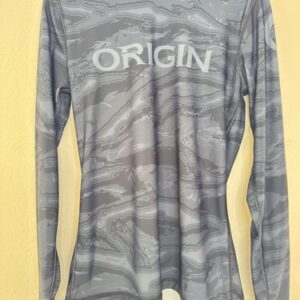 Origin Compression Fit Rash Guard XL Gray Long Sleeve MMA Boxing Jiu-Jitsu