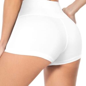 MOREFEEL High Waisted Biker Shorts for Women -3'' / 5'' Tummy Control Butt Lifting Gym Workout Athletic Shorts Yoga Pants