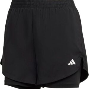 adidas Women's Made for Training Minimal Two-in-One Shorts