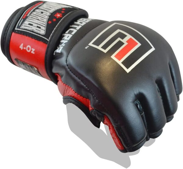 Combat Corner Super Pro MMA Spar Fight Gloves - Kickboxing, MMA, Muay Thai Sparring Training Gloves