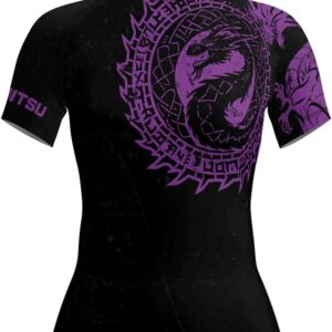 Short Sleeve Base Layer for Women – Dragon Compression Rash Guard for MMA BJJ Grappling and Training