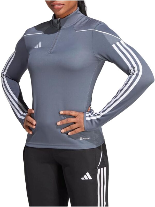 adidas Womens Tiro23 League Quarter Zip Soccer Cleats - Black