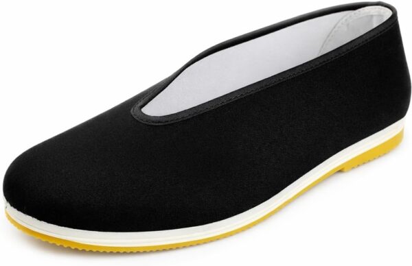 Lazutom Unisex Chinese Tai Chi Kung Fu Shoes Traditional Cotton Martial Arts Training Shoes with Flexible Rubber Sole