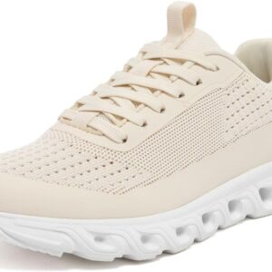 Nautica Women’s Running Shoes Lightweight Athletic Sneakers, Breathable Cushioned Lace-Up Gym Walking & Training Trainers