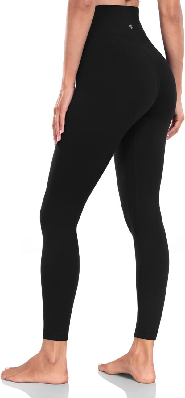 HeyNuts Women's Yoga Pro Leggings 25'' Buttery Soft High Waisted 7/8 Lounge Yoga Pants