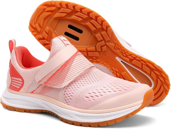 Women's Indoor Cycling Shoes Breathable High Performance Indoor Outdoor Bike Shoes - SPD Compatible Cycle Shoes