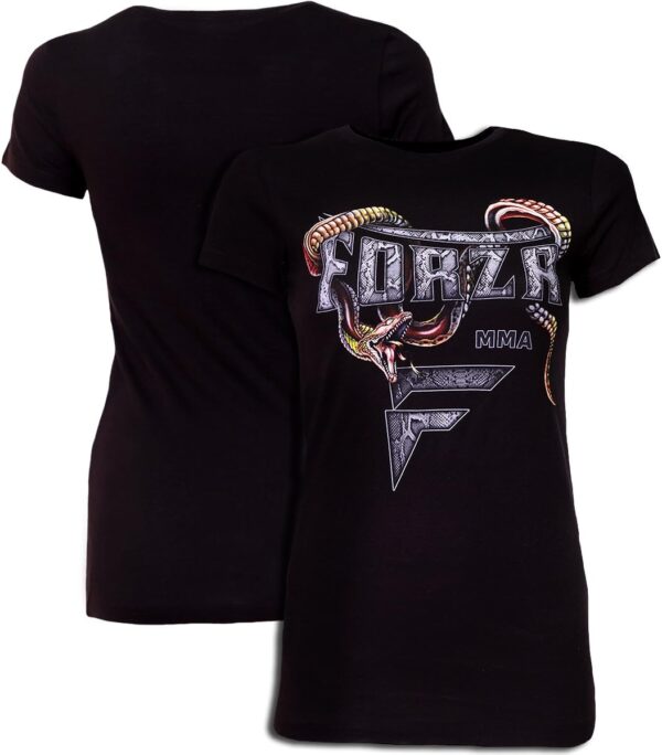 Forza Sports Women's Slither MMA T-Shirt - XL - Black