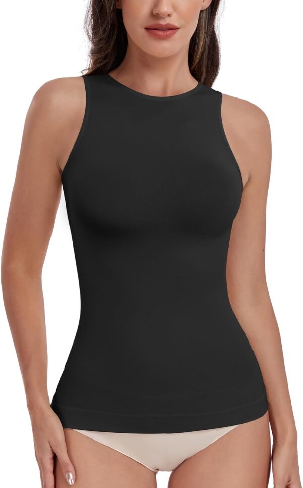 EUYZOU Women Shapewear Tummy Control Tank Tops Seamless Compression Tops Body Shaper Camisole