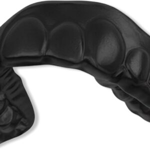 Zero-G Sports Mouthguard 1-Pack, Black - Adult Size - Dental Grade Custom Fit - Basketball, Football, Soccer, Baseball, Hockey, Lacrosse, Teeth Grinding