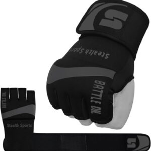 Boxing Inner Gloves Neoprene Wrist Support Padded Gel Wraps Hand Protection Boxing Bag Hand Wraps for Punching MMA Martial Arts Muay Thai Speed Bag Training – Under Mitts