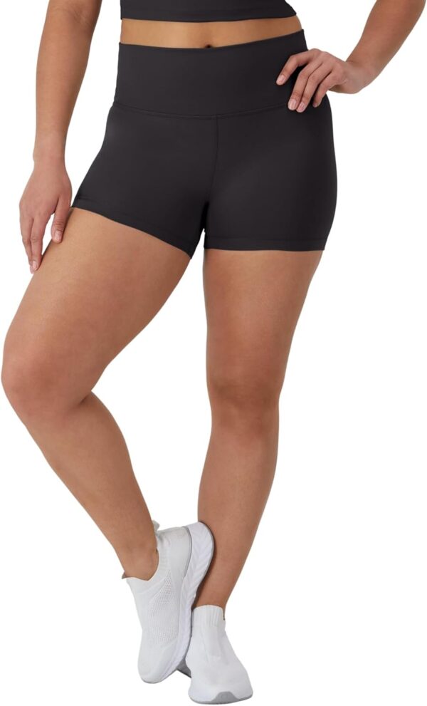 Hanes Women's Moves Leak Protection Bike Shorts with Built-in Underwear, Moisture-Wicking & Odor Control, 3” Inseam