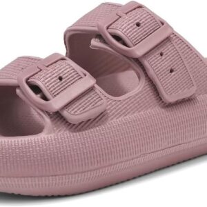 For Women Cushion Recovery Pillow Sandals with Arch Support, Memory Foam House Shower Slippers for Woman, Non-Slip Comfort Quick Drying