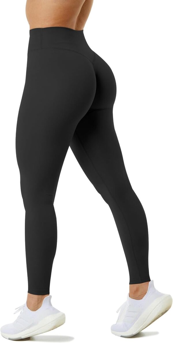 Unthewe Naked-Feel No Front Seam Leggings for Women - High Waisted Buttery Soft Workout Yoga Pants 25"