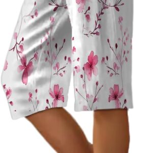 Spring Pants for Women 2025 Fashionable Business Casual Streetwear Mid Rise Breathable Bermuda Shorts