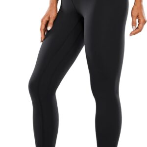 CRZ YOGA Brushed Naked Feeling Workout Leggings 25" - High Waisted Gym Compression Tummy Control Womens Yoga Pants