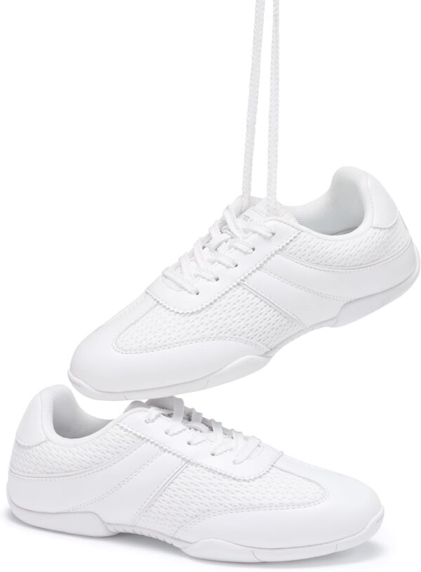 Stelle Cheer Shoes Women White Girls Cheerleading Shoes Competition Sneakers Training Breathable Lightweight Tennis Sports